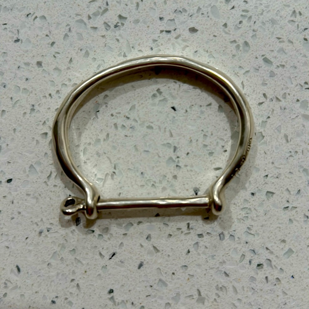 One de 50 silver bracelet for man